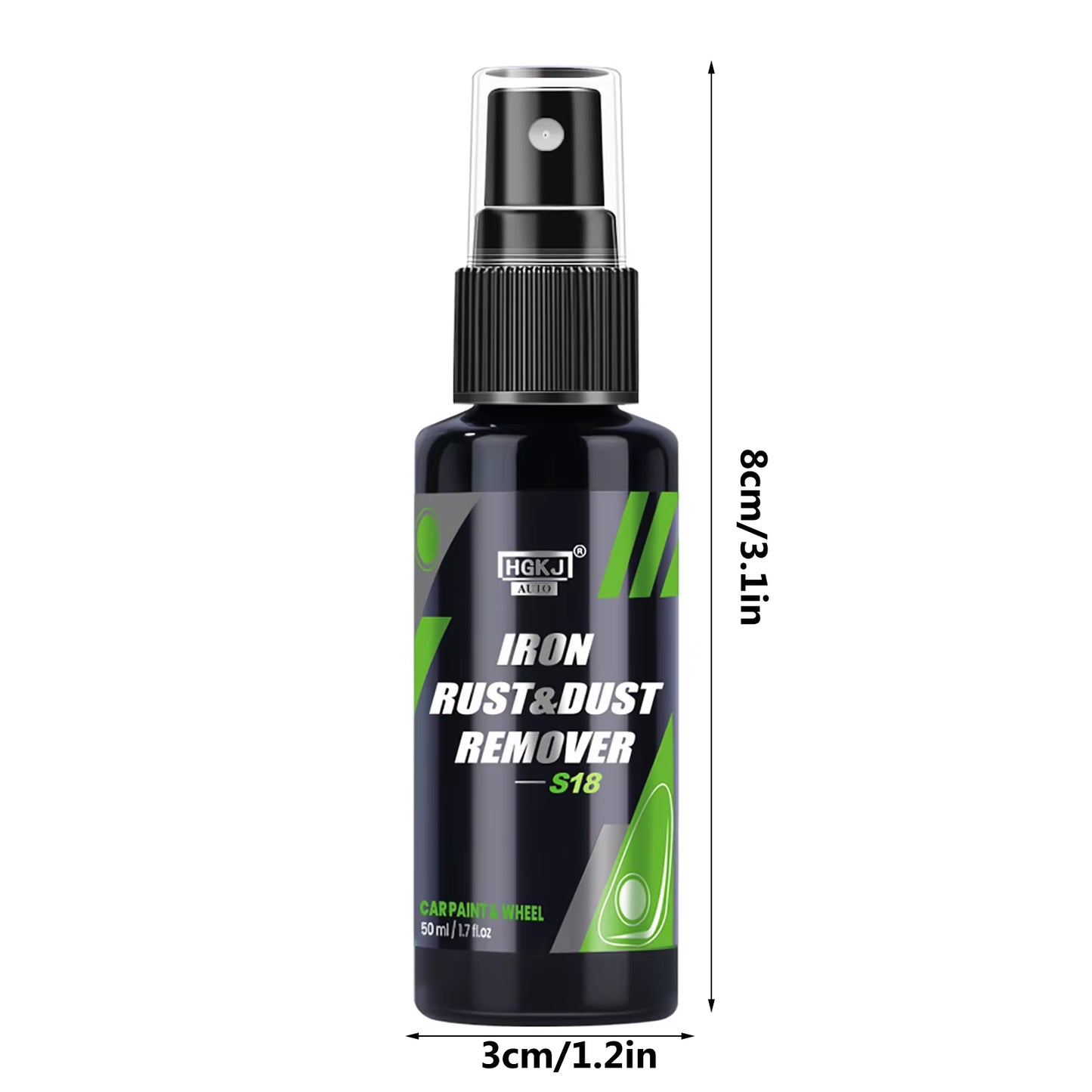 50/100Ml Iron Remover Car Detailing Fallout Rust Remover Spray Decontamination Iron Out Fallout Rust Remover Spray for Brake Rim