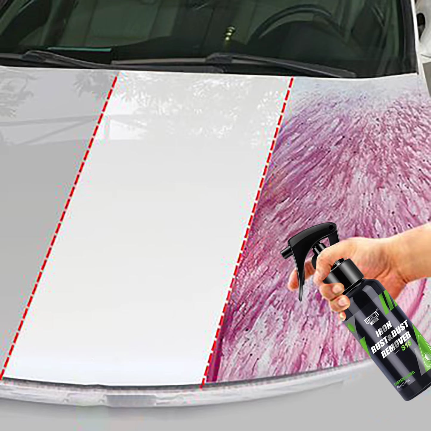 50/100Ml Iron Remover Car Detailing Fallout Rust Remover Spray Decontamination Iron Out Fallout Rust Remover Spray for Brake Rim