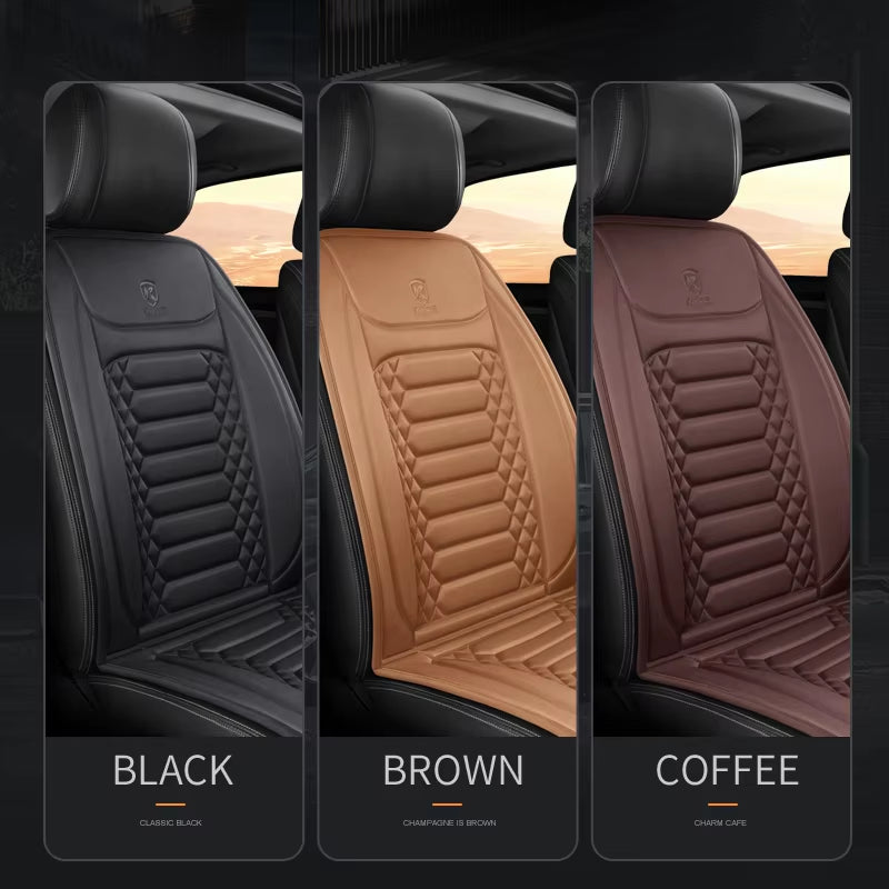 1/2Pcs Winter Heated Car Seat Cover 12V Heating Warmer Car Seat Cushion Auto Universal Car Seat Protector Cloak Cover Pads Set