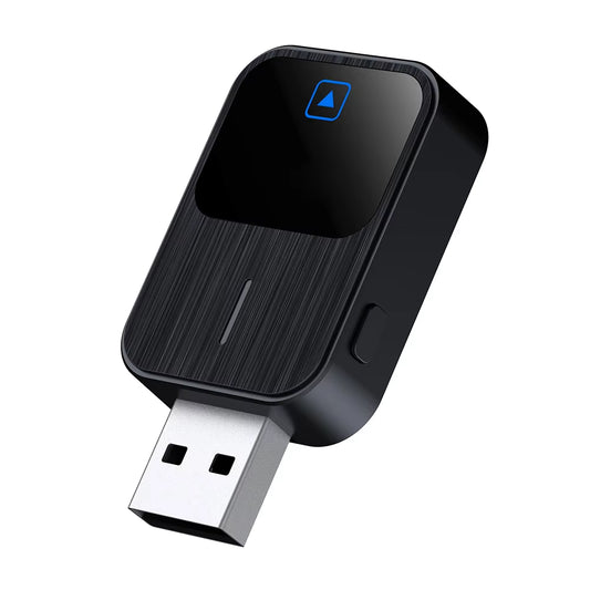 2 in 1 Wireless Android Auto & Carplay Dongle USB-C/USB AI Box Auto Connect Voice Control for OEM Wired Carplay Android Auto Car